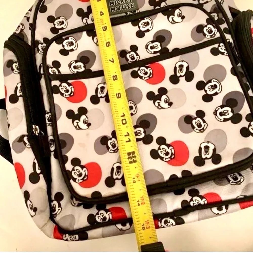 Disney Mickey Mouse Toss Heads Back Pack Baby‎ Diaper Bag Daypack